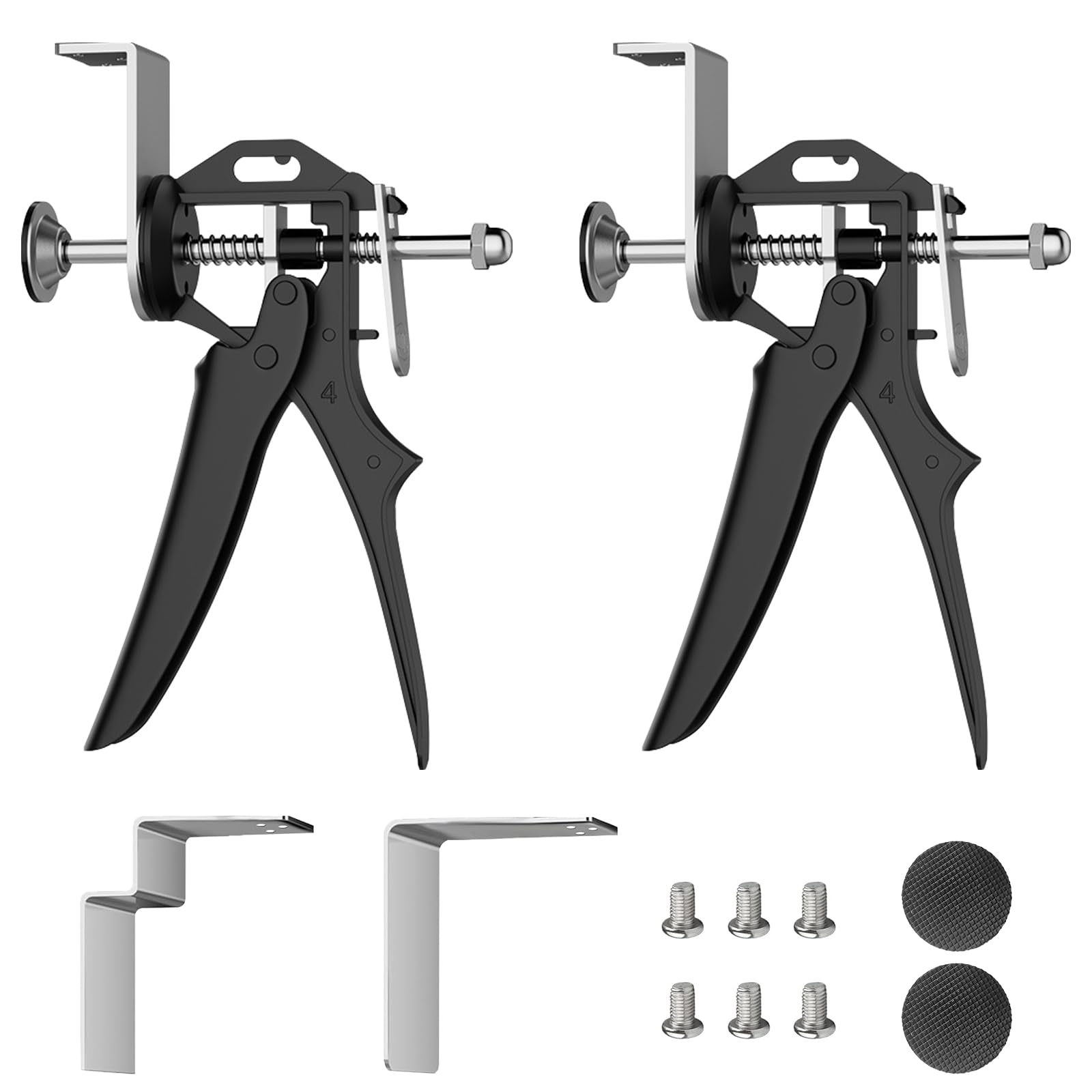 Abrazadera Rápida Para Cajón, 2PCS Abrazaderas De Instalación Frontal De Cajón Clips De Fijación De Acero Inoxidable Clips De Fijación De Abrazadera De Doble Capa En Forma De L Para Muebles