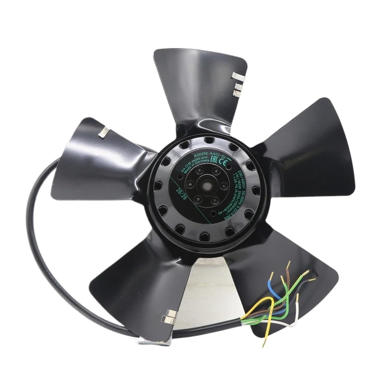 TSCFHGQI 250mm 400V A2D250-AA02-02 0.22A 160W 1845m3/h 2950RPM Cooling Fan