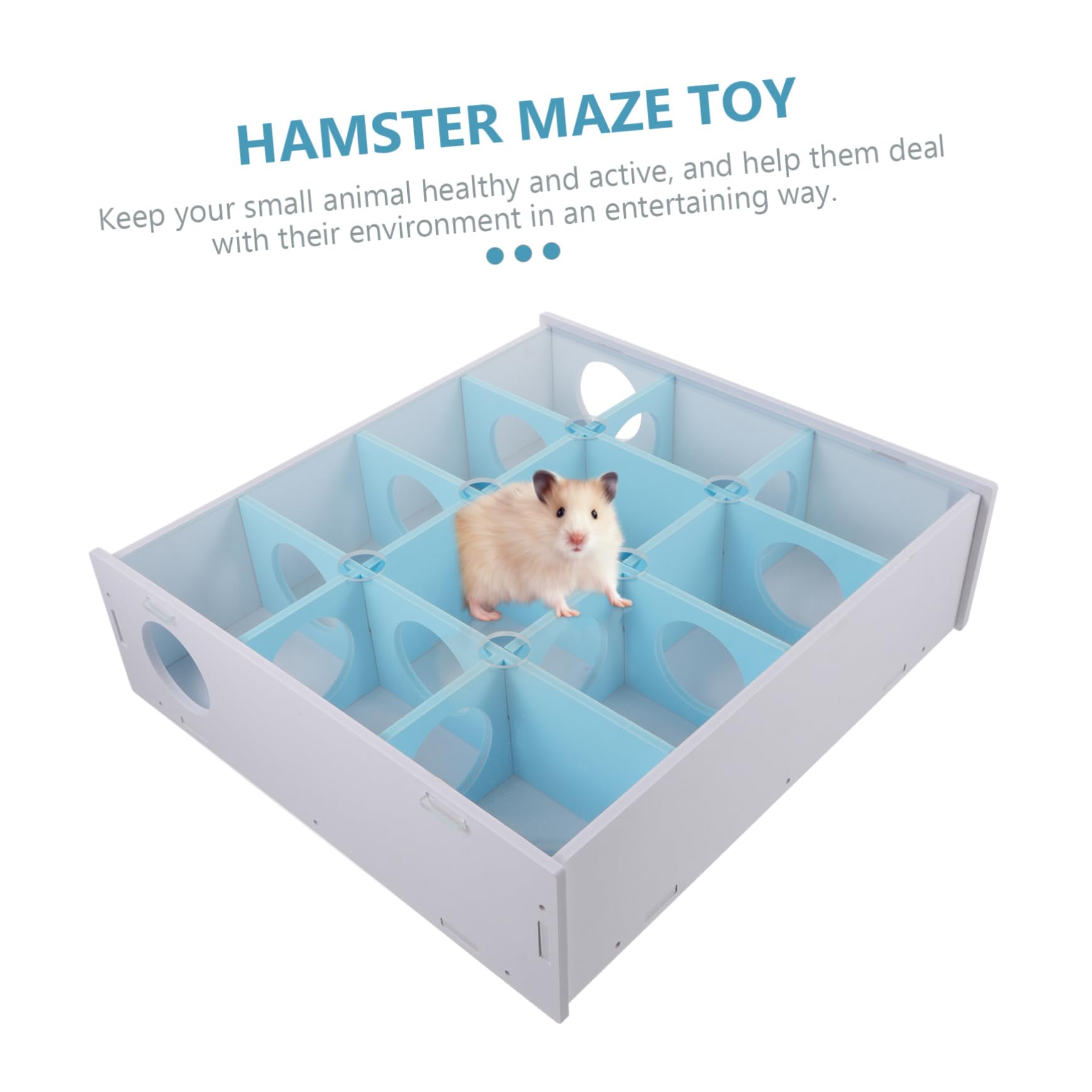Yardwe Tunnel De pour Hamster Labyrinthe Créatif pour Rongeurs Accessoire De Divertissement pour Petits Animaux