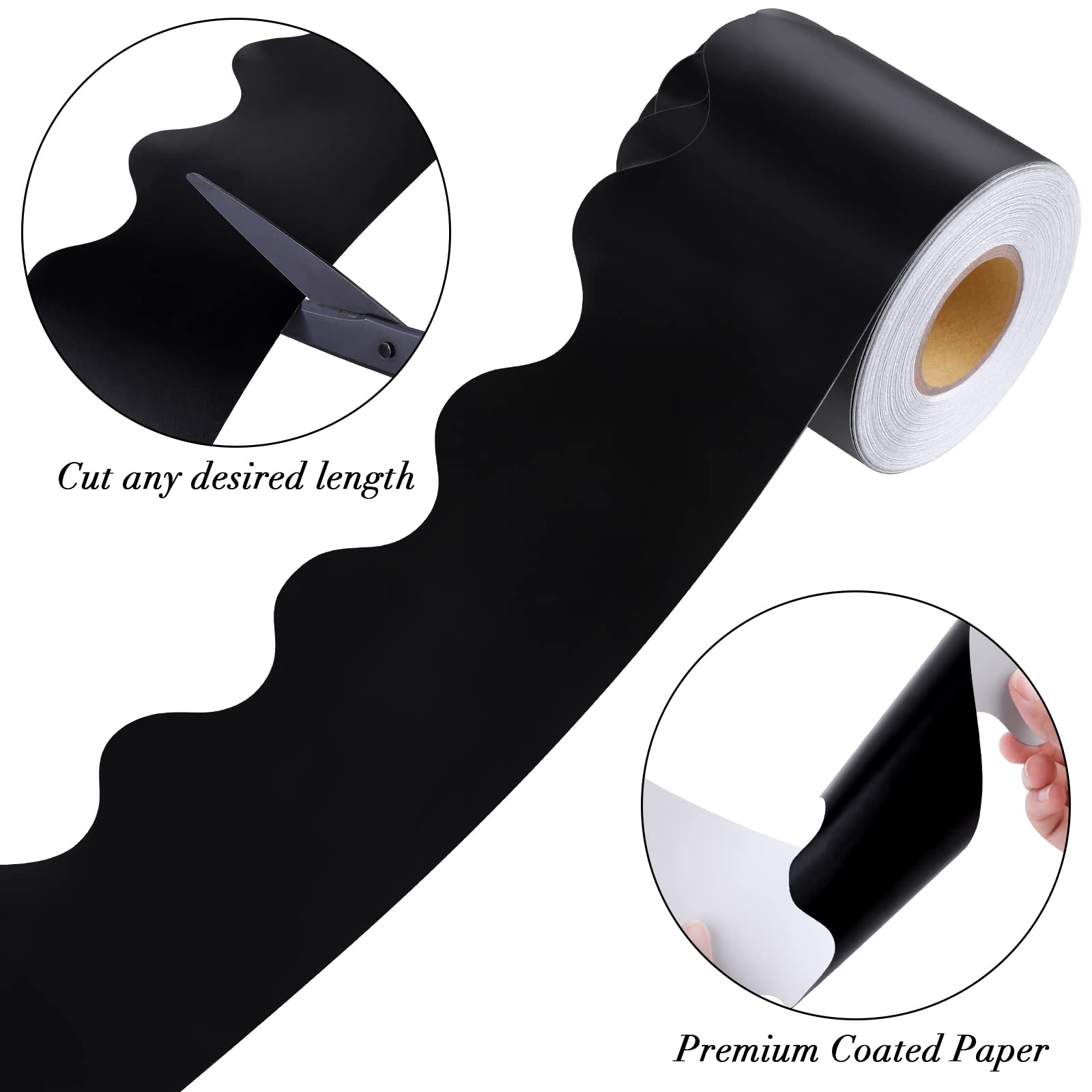 Glitzer-Bordüre Für Pinnwand & Tafel – 20 M Lange Dekorationsleiste (Gold, 7,5 Cm Breit)