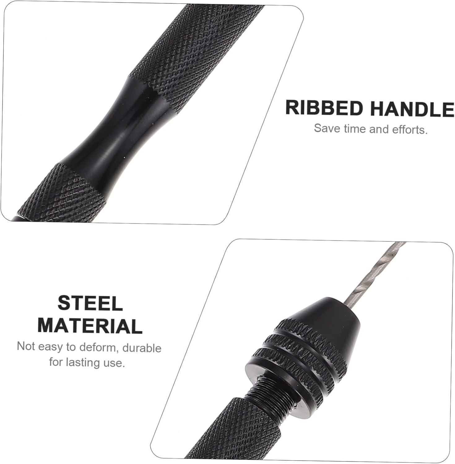 DOITOOL 3sets Drill Bits for Jewelry Making Handheld Pin Vise Tool for Resin Projects