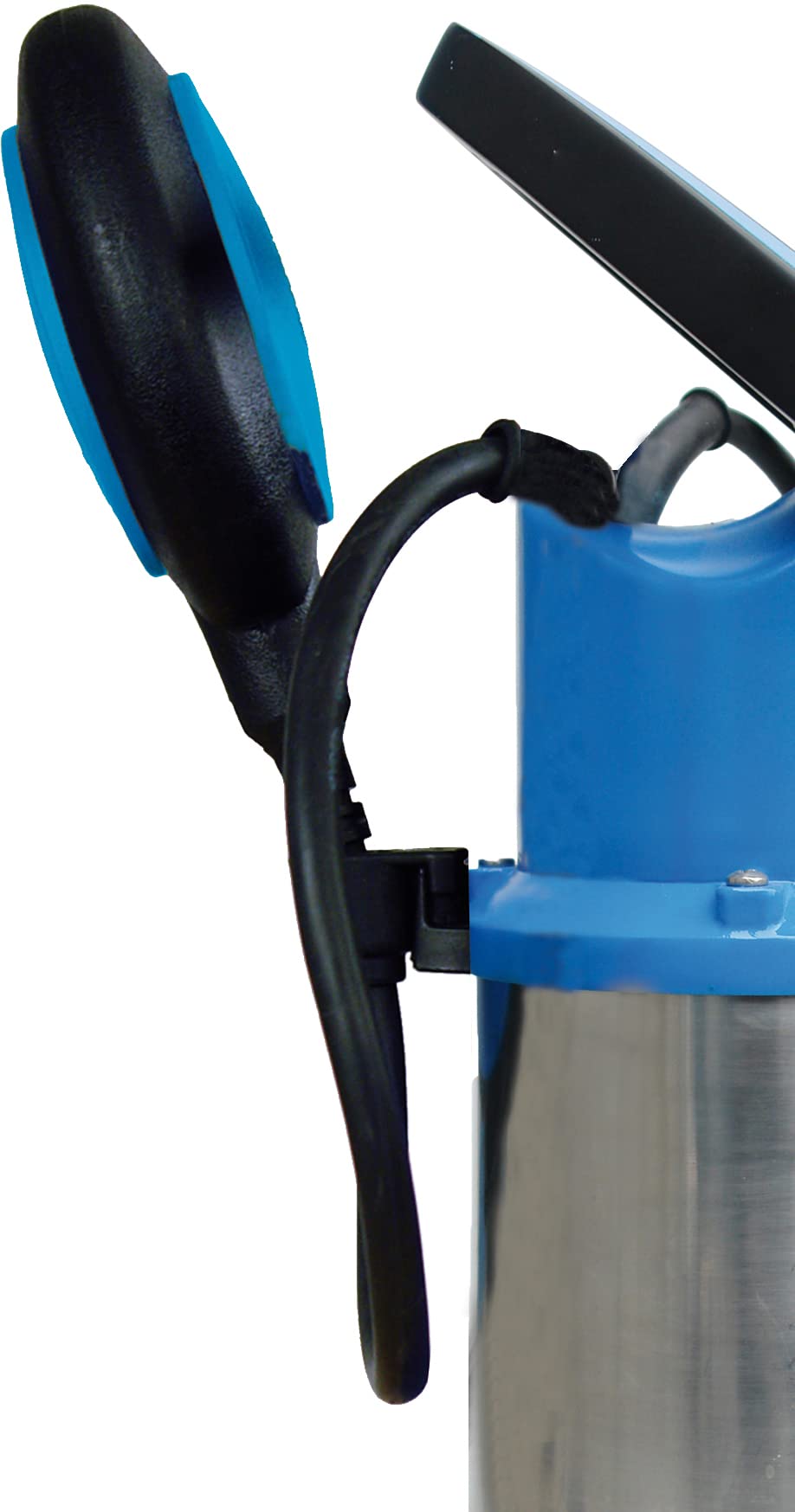 Güde Drucktauchpumpe GDT 901 (800 W, 5500 l/h, Förderhöhe 30 m, Druck max. 3 bar, variabel einstellbarer Schwimmerschalter, Edelstahlmantel, 3 Laufräder aus Noryl, 10 m Anschlusskabel, Thermoschutz)