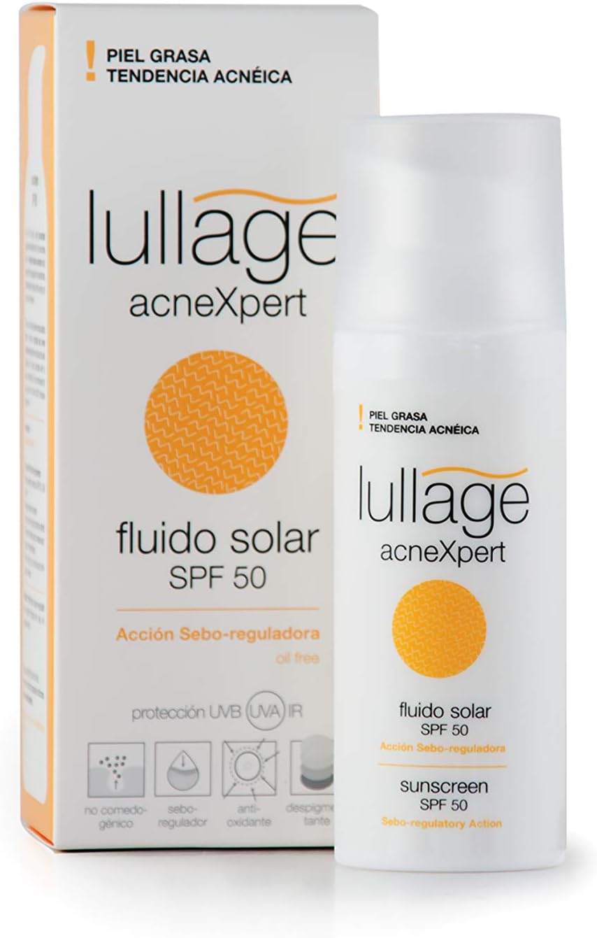 Lullage acnexpert SPF50 Fluid Solar Fat Blemish Prone Skin, 50 ml