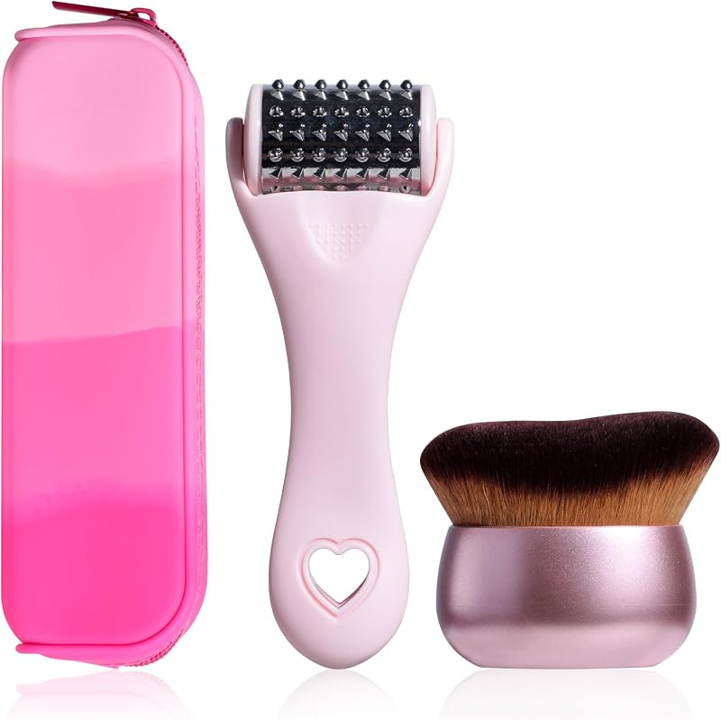Pincel Kabuki extragrande JPNK para maquiagem corporal e rosto, com bolsa de silicone