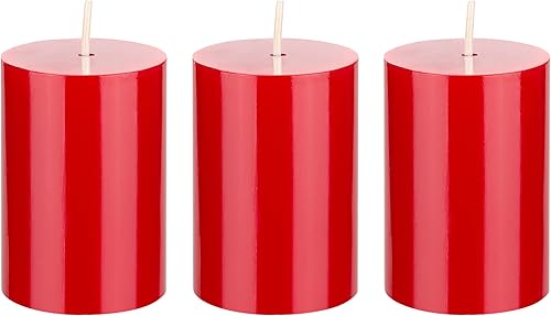 Miniatura 9 de Mega Candles 3 velas redondas de plata sin perfume, velas de cera de primera calidad vertidas a mano de 2 x 3 pulgadas, decoración del hogar,