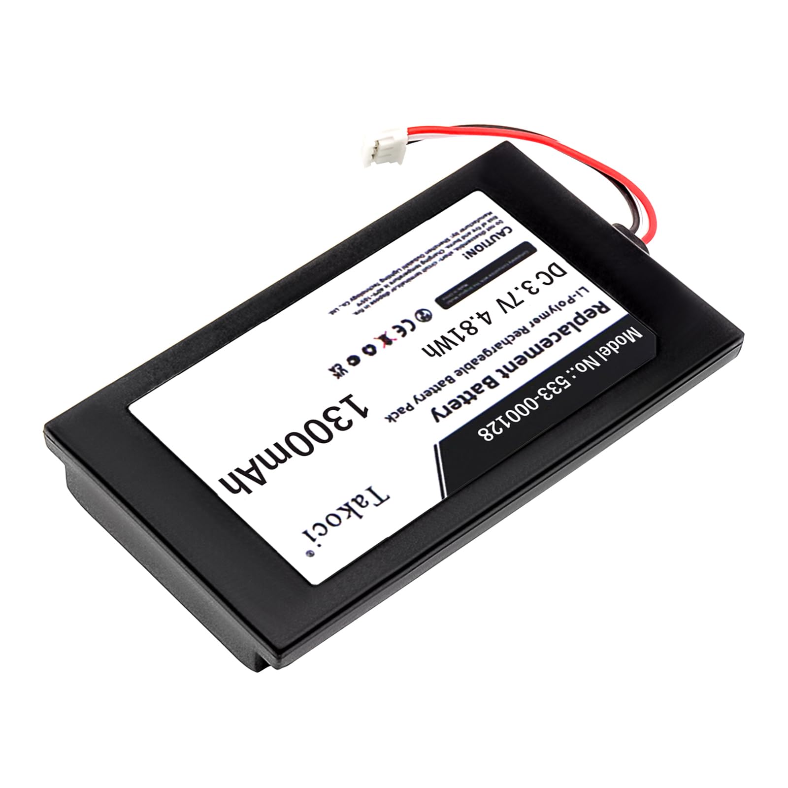 Batería de repuesto de 1300 mAh para mandos a distancia Harmony 950 Elite 915-000257 915-000260, número de pieza 533-000128 623158