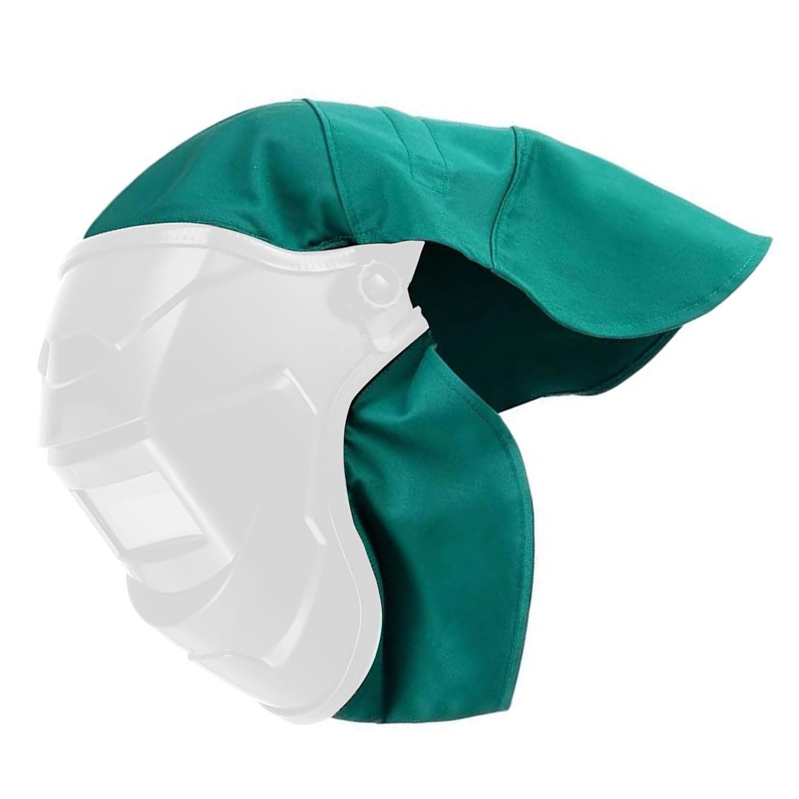 Apglsxy Green Welding Helmets Protective Covers With Detachable Bib High Durability Fabric Generic Fit Most Helmets Lightweight Welding Covers And Bib