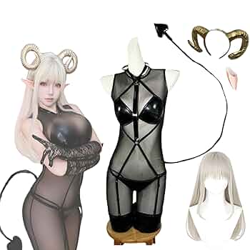 2.5次元の誘惑 ラスタロッテ 羽生まゆり ウィッグ コスプレ衣装 角付き Amazon.co.jp: [DOKITOKI] ラスタロッテ 羽生まゆり コスプレ