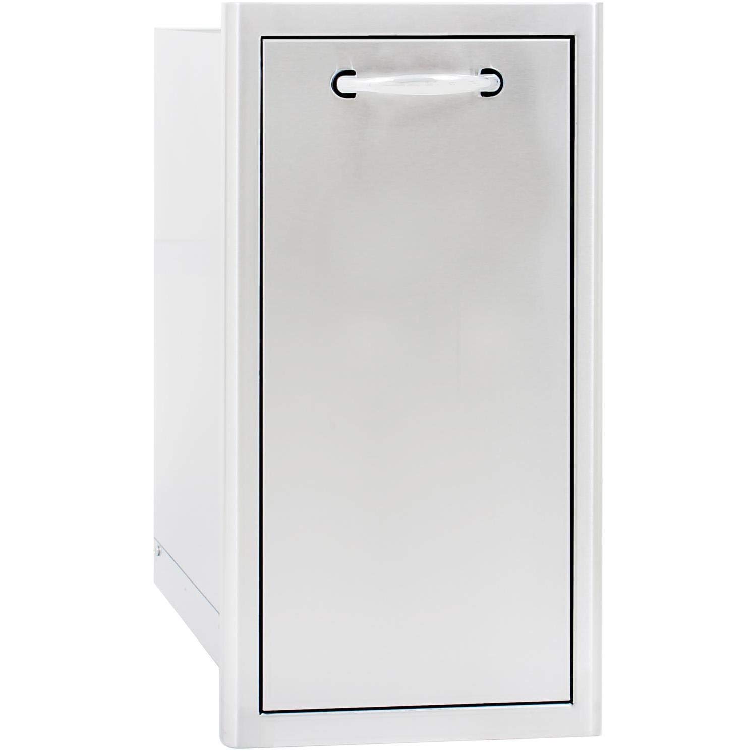 Blaze Grills Narrow Roll Out Trash Bin (BLZ-TRNW-DRW), 26 3/8x13 7/8-inches