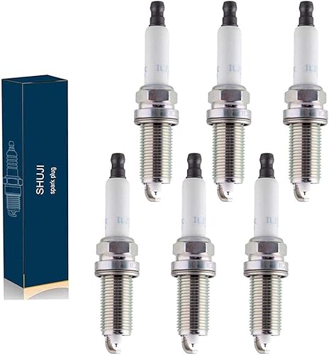 Bujías ILZFR6D11 1208 para BMW E90 E60 E85 2006 2007, paquete de 6