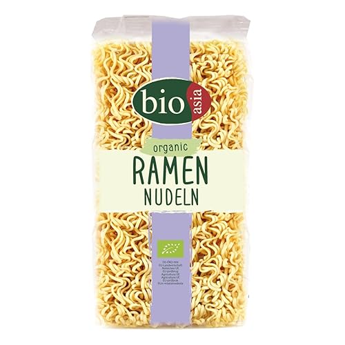 BIOASIA Bio Ramen Nudeln, ohne Ei, schnell und einfach zubereitet,