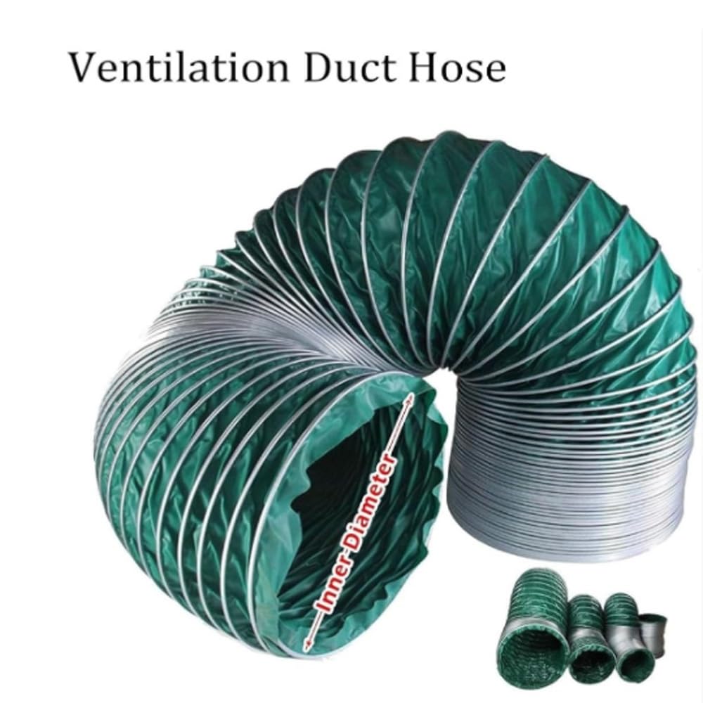 200 250 300 400 500 600mm Manguera De Extracción Ventilador Extractor Industrial Tubo Flexible Para Extracción De Polvo Y Humo(5m,80mm-3 1/8")