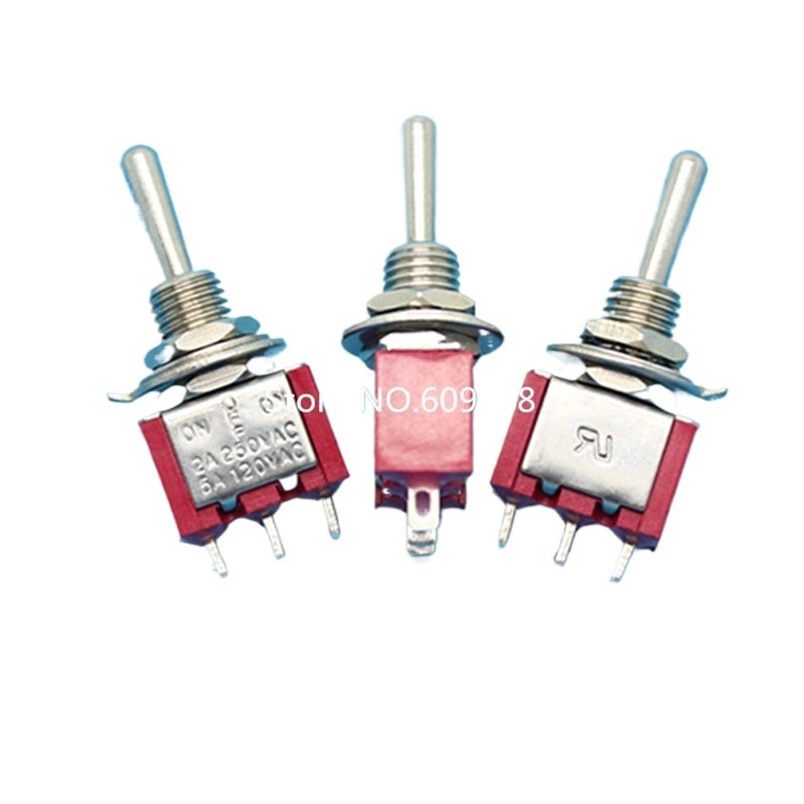 Interrupteur à levier MTS-123 de 3 positions avec connexion stable à 3 broches métalliques