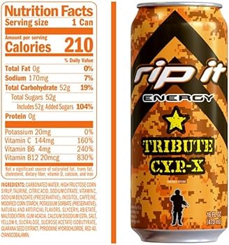 Amazon.com : Weinner Rip It Energy Drink Tribute CYPX, 16 Fl Oz