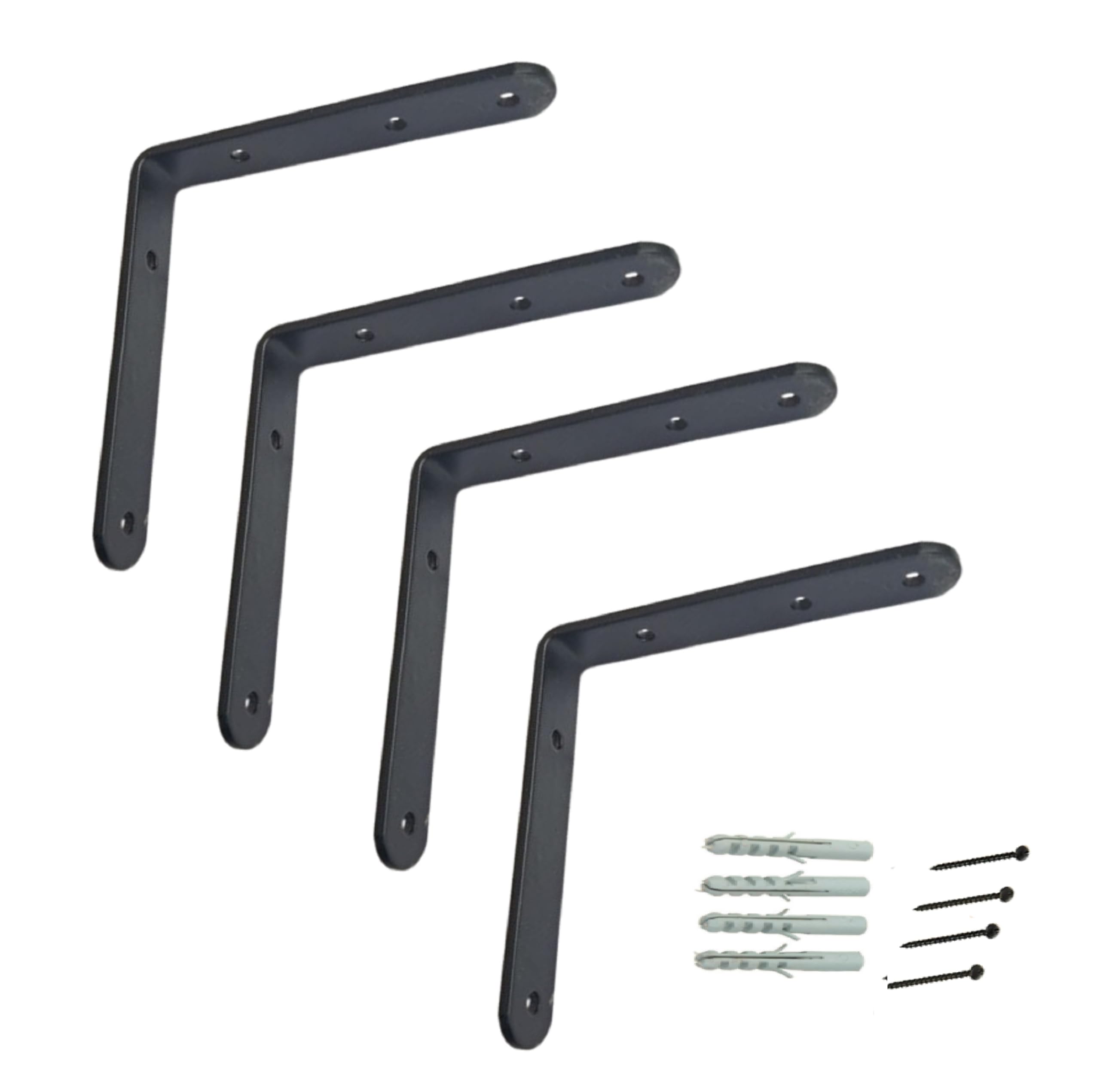 Q1 Beads 12 Pack Metal 50 x 20 mm Flat Mending Plate Support Bracket Heavy Steel Straight Connector Plate | Includes Screws-24 pcs | Furniture Repair, Wood Joining & Reinforcement — Amazon image 14