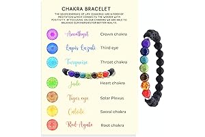 7 Chakra Bracelet - Natural Healing Crystals with Aroma