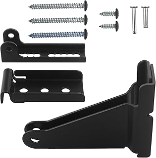 Thickened Storm Door Closer Bracket, Screen Door Repair Kit for Andersen&Emco&Larson&Pella, 40201 Door Repair Kit, Thickened Screen Door Closer Replacement Part for Storm Door (Black)
