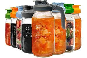 County Line Kitchen Glass Mason Jar Pitcher