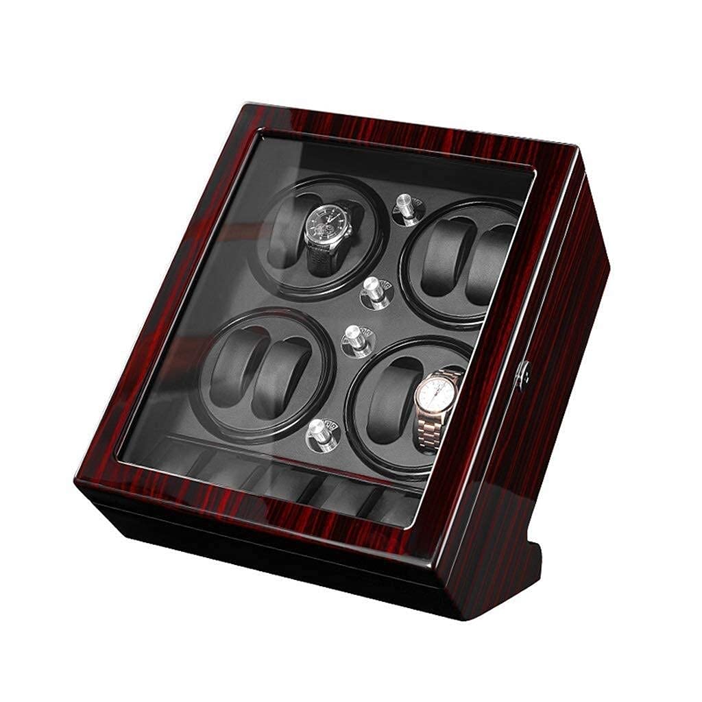 OLSKFUH Watch Winders Automatic Watch Winder Box 5 Rotation Modes Piano Paint Surface Storage Display Case Watch Winder,C-A