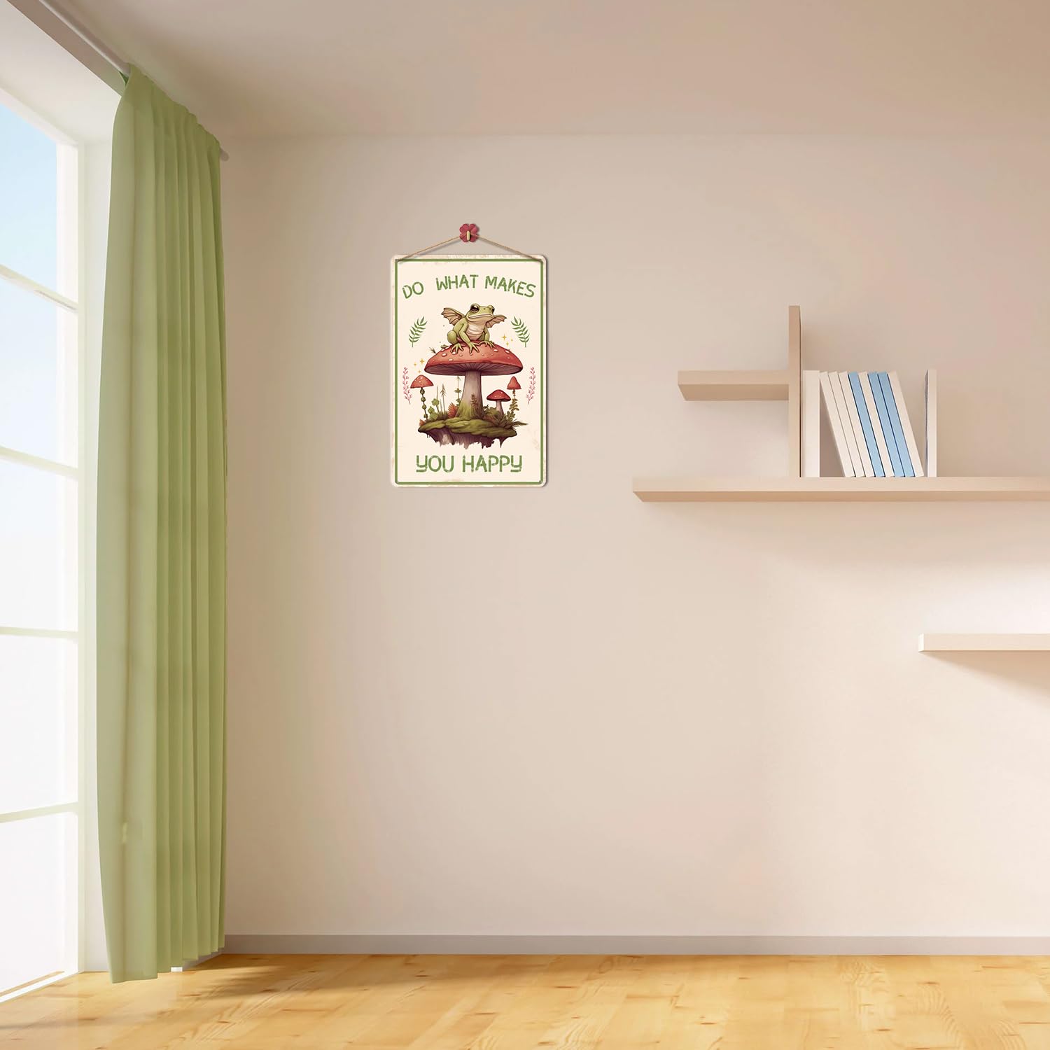Cartello Divertente In Metallo Con Rana 20x30 Cm – Scritta "Get Off My Property" – Decorazione Da Giardino, Recinzione O Camera Da Letto – Segnale Di Avvertimento Ironico - 3