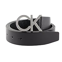 Calvin Klein Uomo Cintura Ck Buckle Belt 3.5 cm Cintura in Pelle