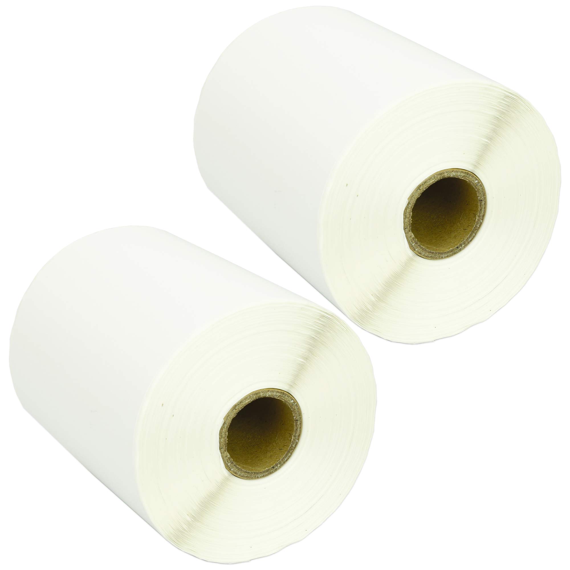 400 Compatible Zebra 100mm x 210mm White Direct Thermal Labels (200 Labels per Roll) for Zebra Type Printers - Two Rolls — image 1