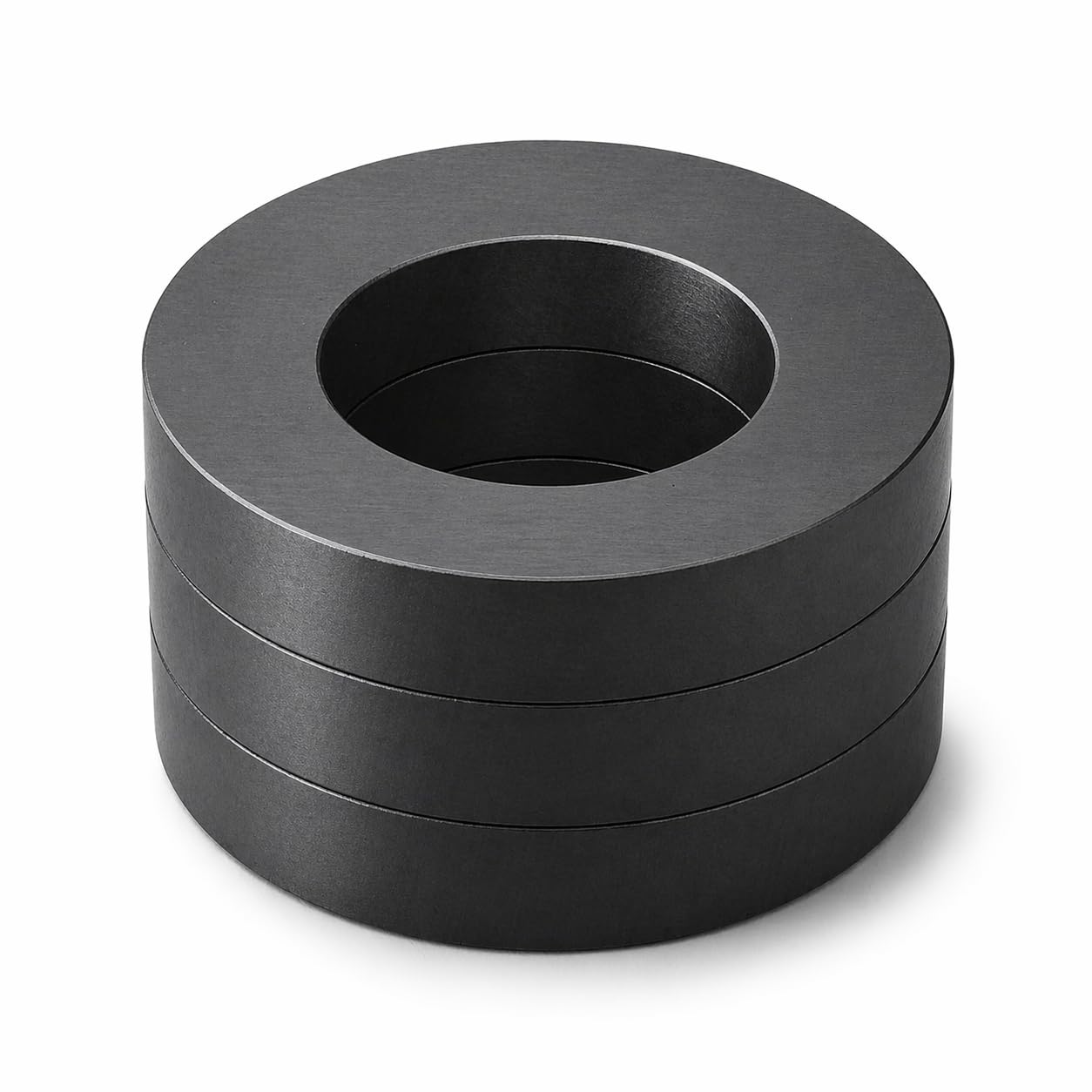 Grade 10 Ferrite Ring Magnets, 60 mm OD x 32 mm ID x 10 mm, 3 Pack