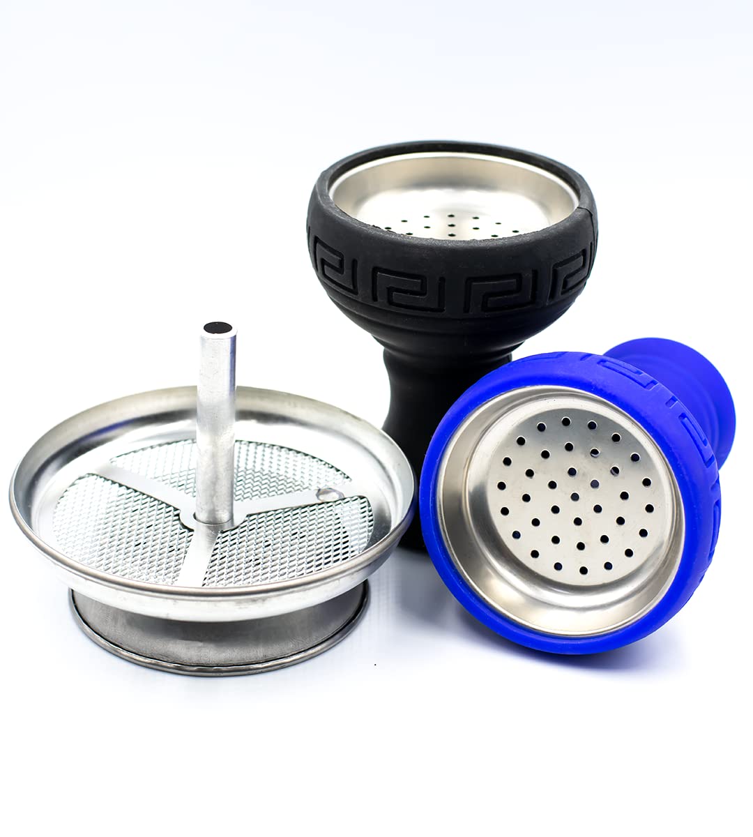 Keywins® 1 pack hookah bowl multicolor with a stainless charcoal holder