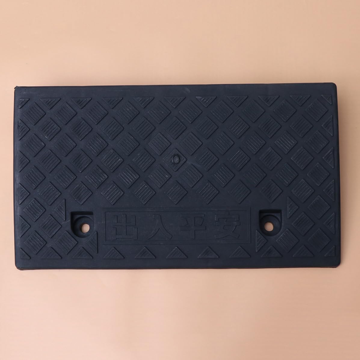 Rampa para Silla de Ruedas para Coche, Umbral Alto 10cm, Plástico Negro