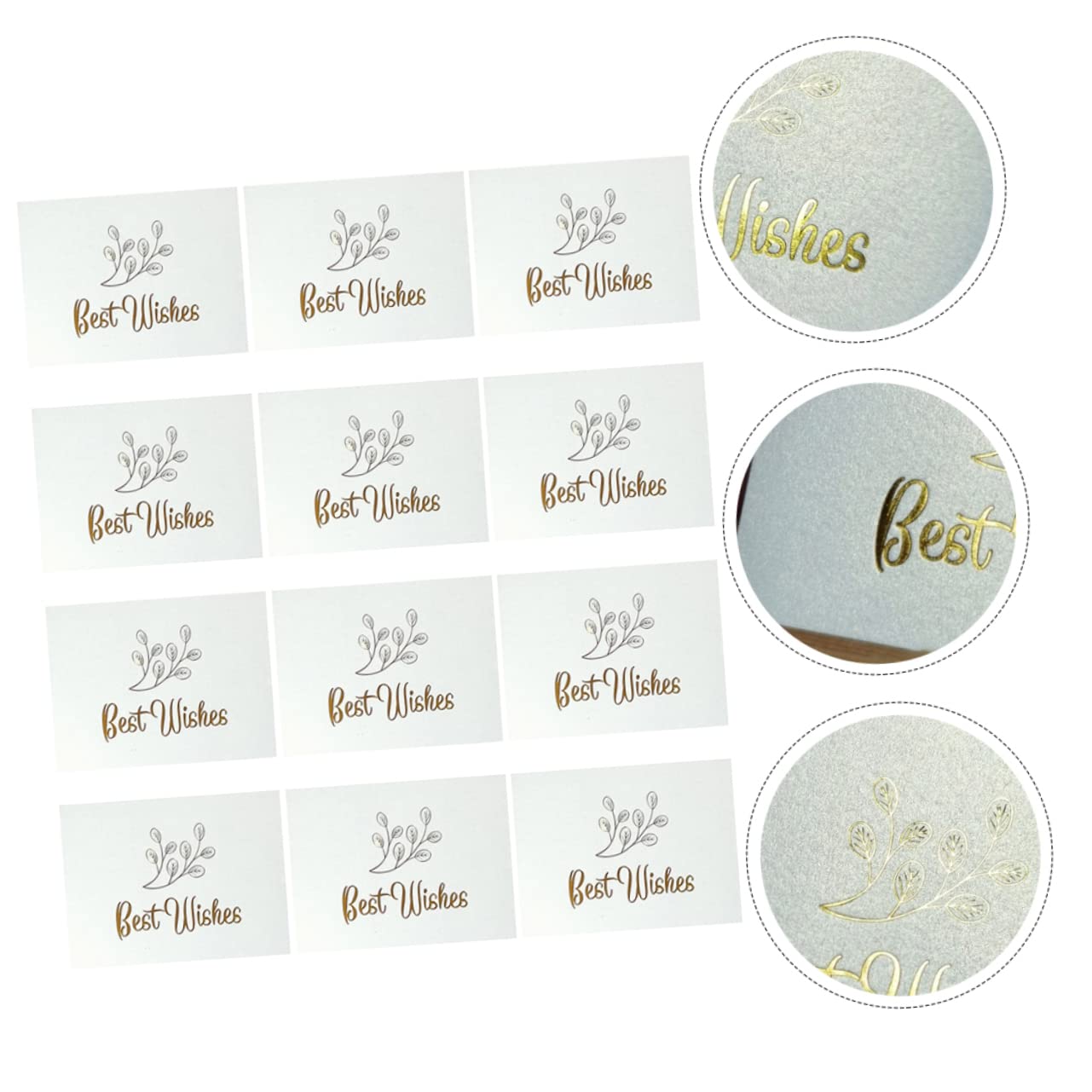 Abaodam 3sätze Kreative Glückwunschkarten Hochzeitskarten Dankeskarten Und Segenskarten Perlmuttweiß Für Feierlichkeiten Und