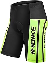 INBIKE Pantalones Cortos De Bicicleta Ciclismo Verano para Hombre con Gel Acolchado Ropa Interior Short MTB