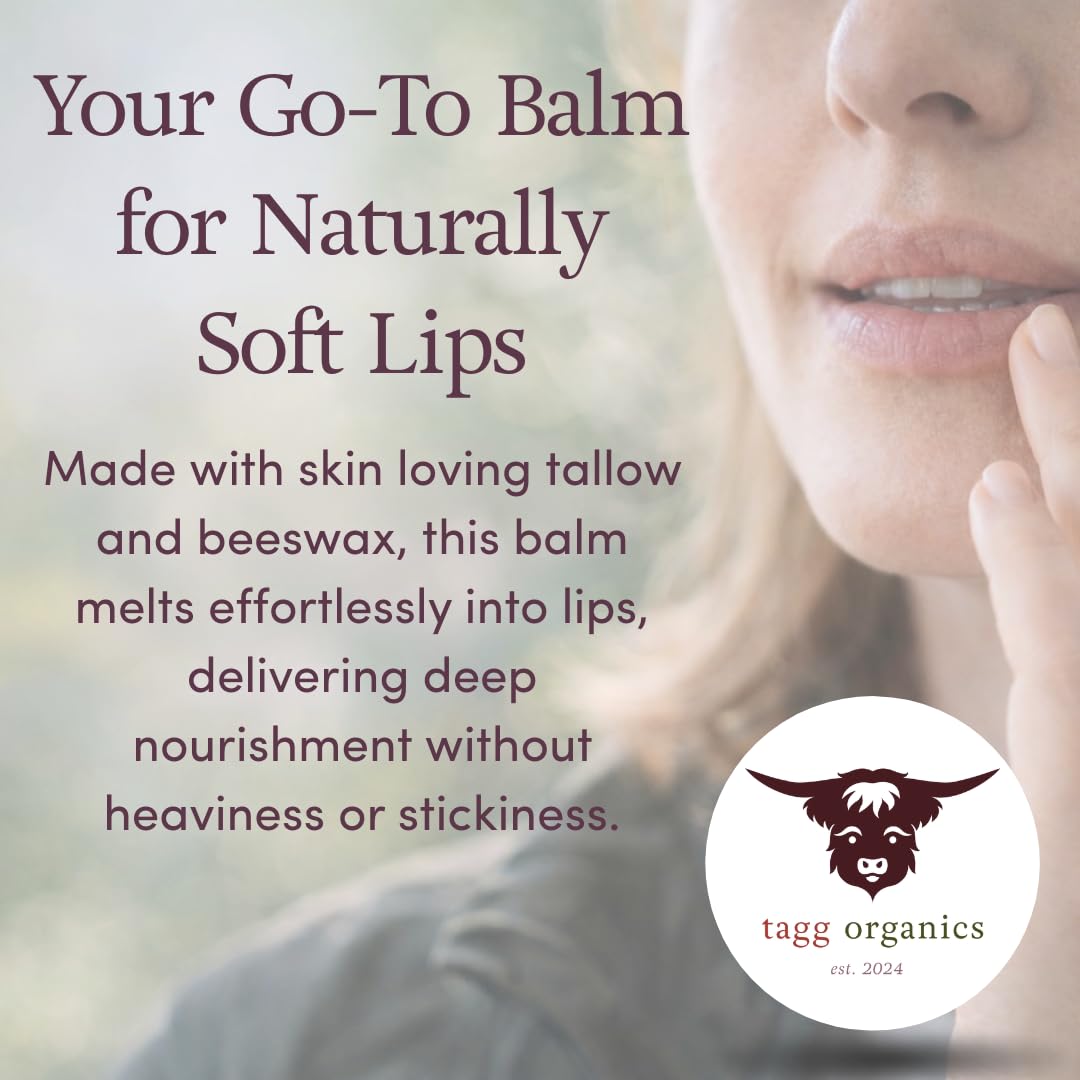 Tallow & Beeswax Lip Balm, Original Variety, 4-Pack, 0.15 oz image 5