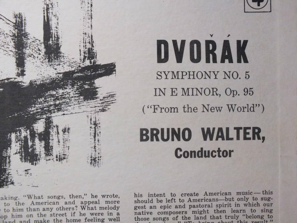 Amazon.co.jp: LP MS 6066 Bruno Walter Dvorak New World