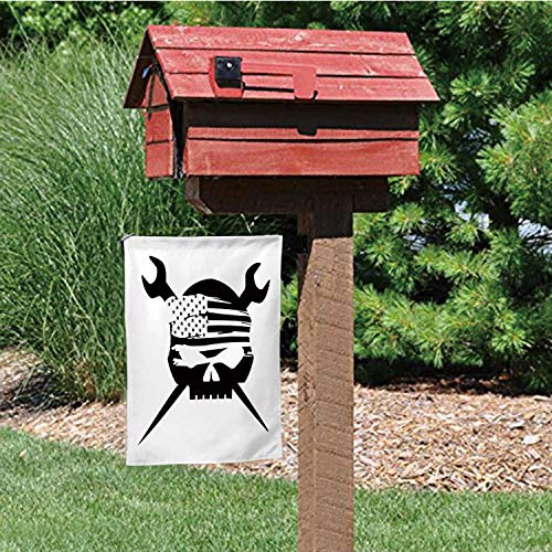 C COABALLA Ironworker Flag,Welcome Garden Flag Double Sided Outdoor Decoration 28''x40''