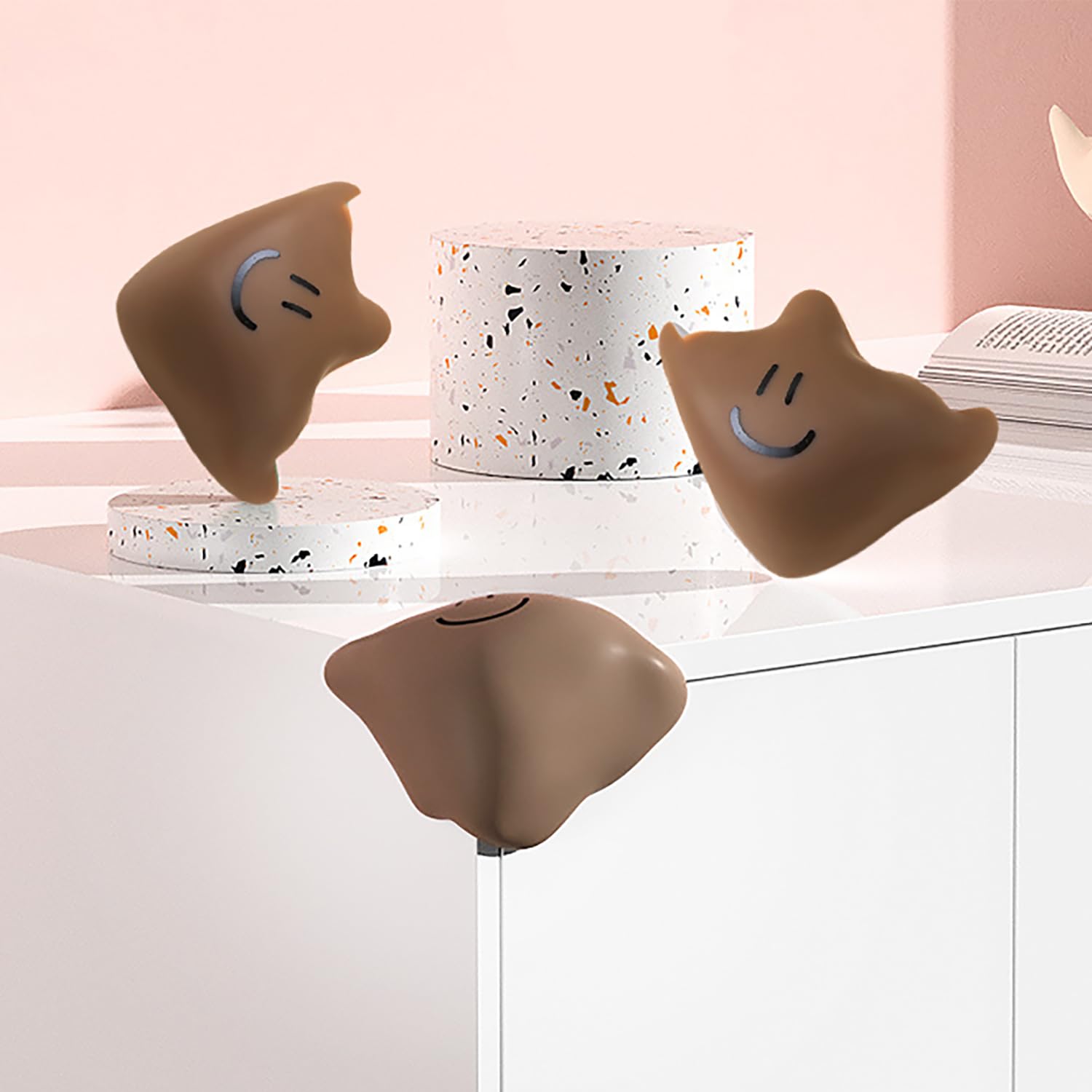 Protector Esquinas Muebles De para - Juego de 4 Piezas, Marrón, Envuelve los Bordes Afilados de la Mesa para Evitar Golpes y Golpes y Prevenir Lesiones Sencillo y Bonito