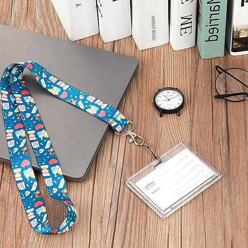 Amaxiu Abzeichen Lanyards Gurt, 3 Stück, Krankenschwester Abzeichen Lanyards langlebiges Umhängeband für Ausweishalter Schlüssel Lanyard Schlüsselanhänger Lanyard niedliches Muster Lanyard