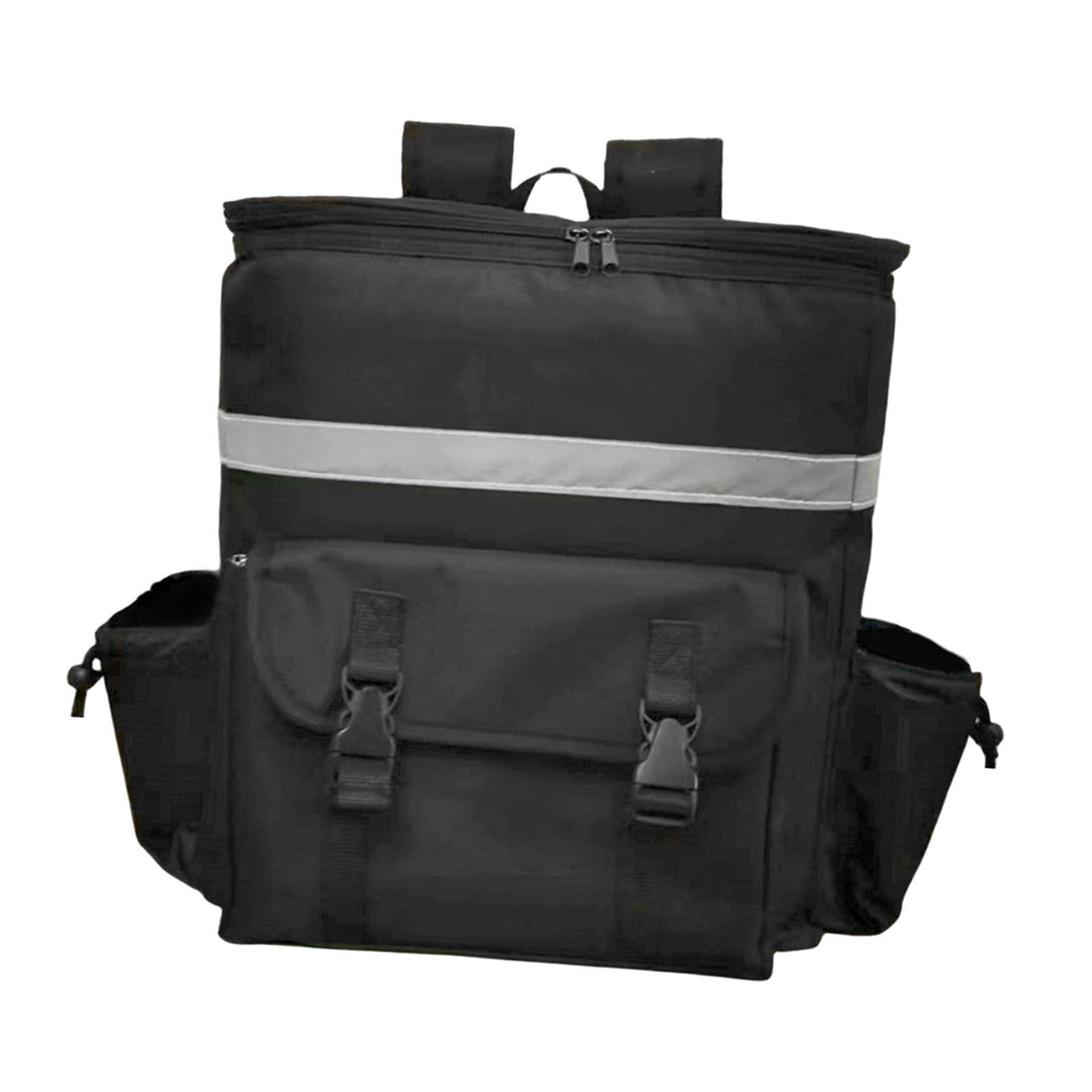 Práctica mochila térmica para comida con múltiples bolsillos para | transportar alimentos y bebidas de forma eficiente. Mochila térmica para reparto en la playa, bolsa para camping.