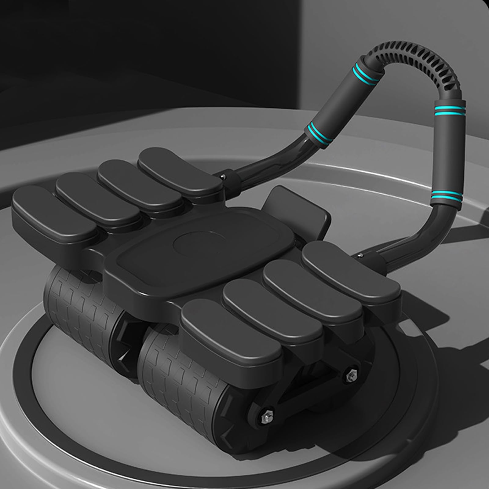 Bauchmuskel-Roller – Fitnessgerät für Zuhause, Reisen, Wohnheim, Indoor-Fitnessgerät mit Ellenbogenstütze für Rumpf- und Bauchübungen, langlebiges Workout-Tool für effektives Ganzkörpertraining