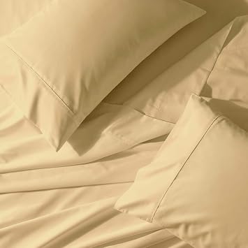 Royal Tradition Solid 650 Thread Count Cotton Blend King/California King Size Attached Water Bed Sheet Set Grey Wrinkle Resistant Waterbed Sheets