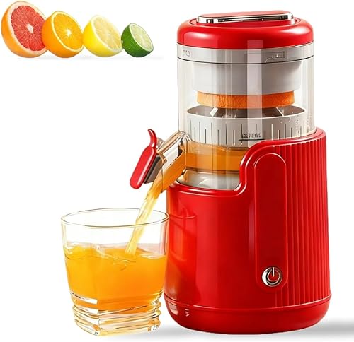Portable Electric Citrus Juicer, Efficient Extraction for Oranges Lemons Limes, Hands-Free One-Touch Operation, USB Rechargeable & Easy Clean, Mini