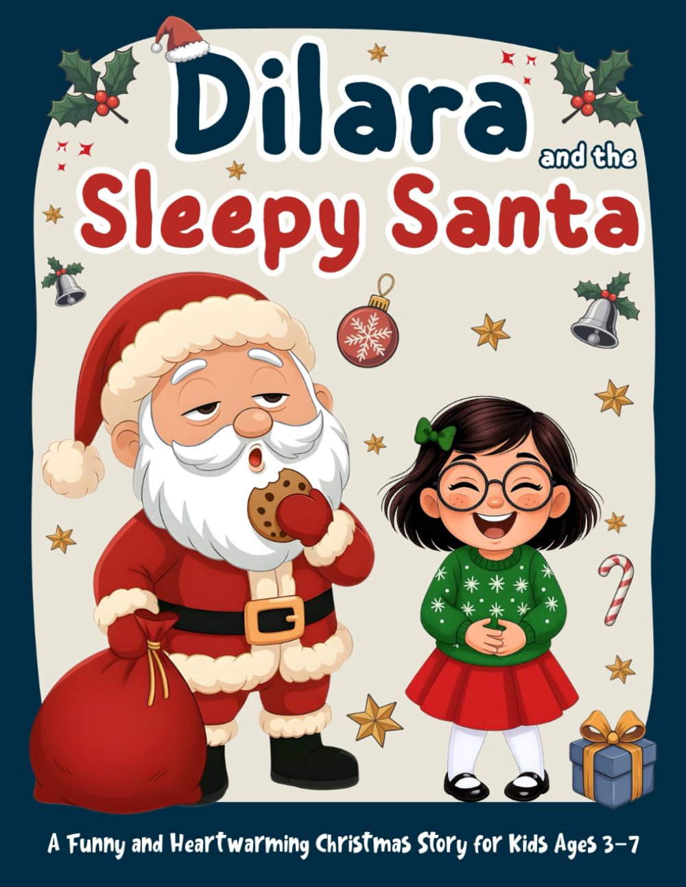 Dilara and the Sleepy Santa: A Funny and Heartwarming Christmas Story for Kids Ages 3–7 (Dilara’s Adventures)