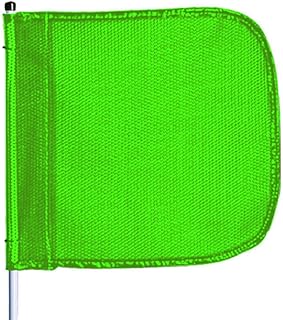 Checkers Industrial Safety Products Flagstaff FS8 Safety Flag, Threaded Hex Base, 12