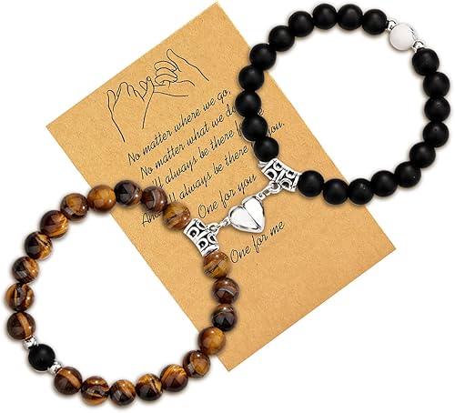 Matching Bracelets for Couples Valentines Day Gifts for Her Love Heart Locked Bracelets for Bf and Gf Valentines Day Gifts