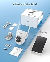 Vista 8 de ieGeek Security Cameras Wireless Outdoor, 2K Cameras for Home Security, IP66 Security Camera, 360° Outdoor Camera, Color Night Vision, AI Detection