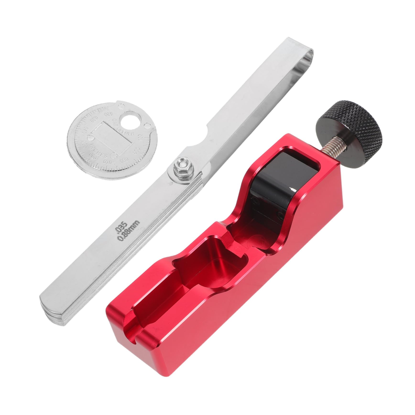 PRETYZOOM Utensili per Candele di Accensione per Auto con Calibro di Misurazione e Misuratori di Spessore delle Valvole per Regolazione del Motore del Veicolo