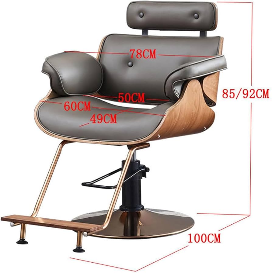 Amazon|グレー油圧理容椅子、PVCレザーサロンチェア、360度回転調節 Amazon|グレー油圧理容椅子、PVCレザーサロンチェア、360度回転調節