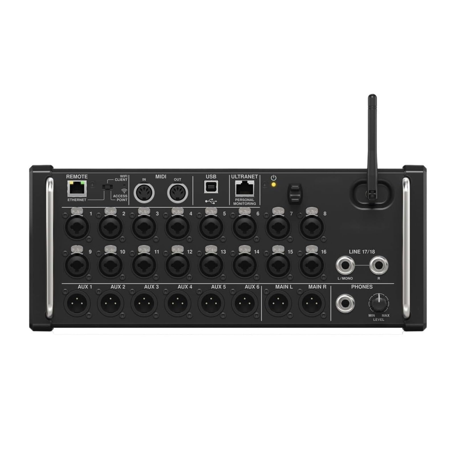 MR18 Mezclador Digital Para Rack Con WiFi DSP Y Grabador USB