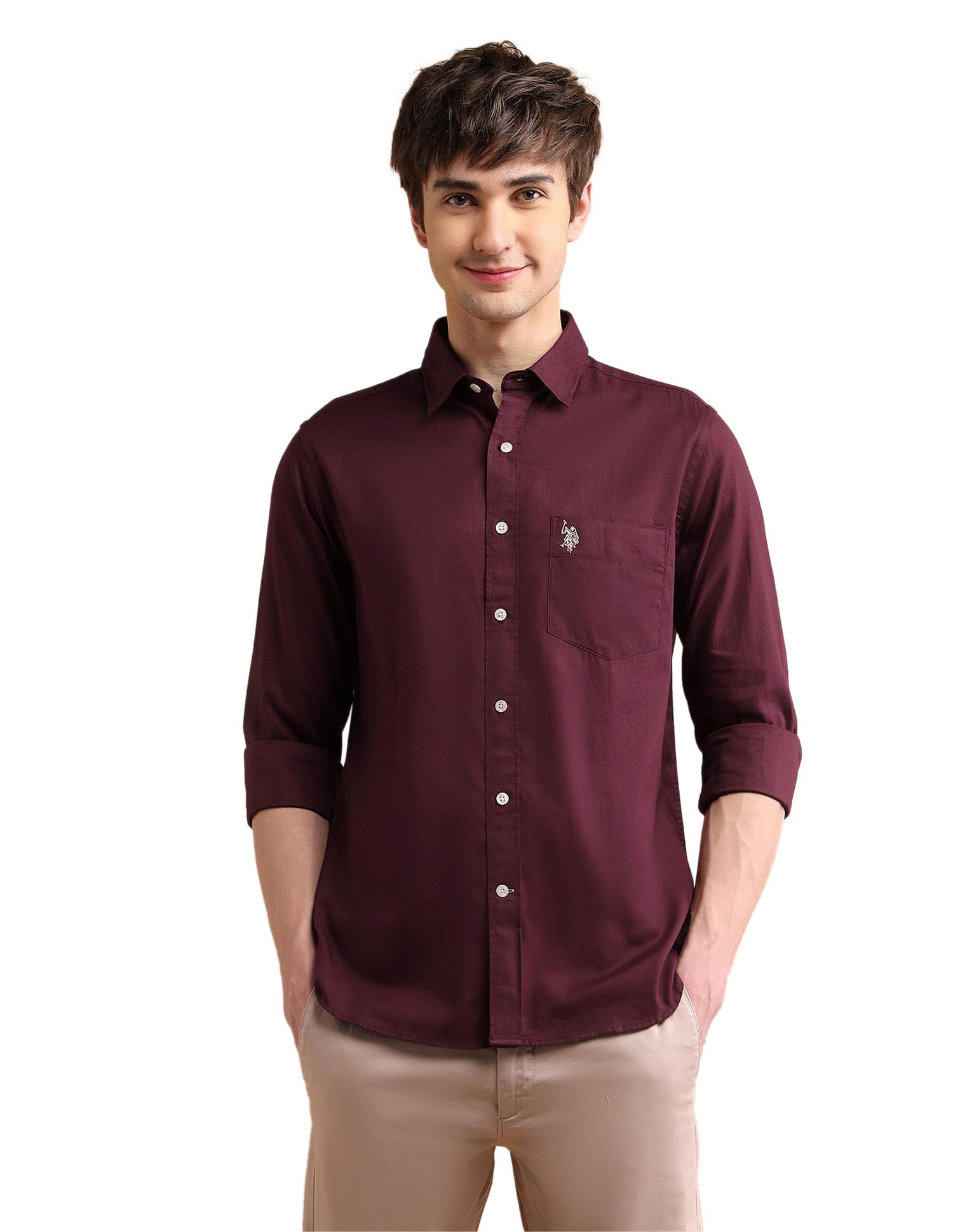 u.s. polo assn. Men's Cotton Regular Fit Shirt-picture-10