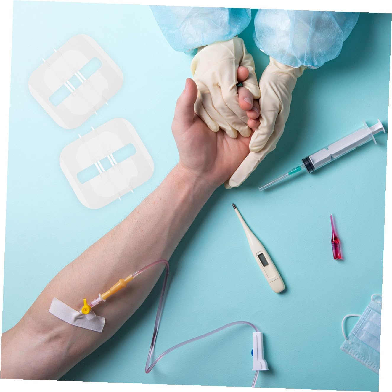 PLAFOPE 2piezas Cierre De Heridas Tiras Adhesivo Para Heridas y Exteriores Fácil De Usar