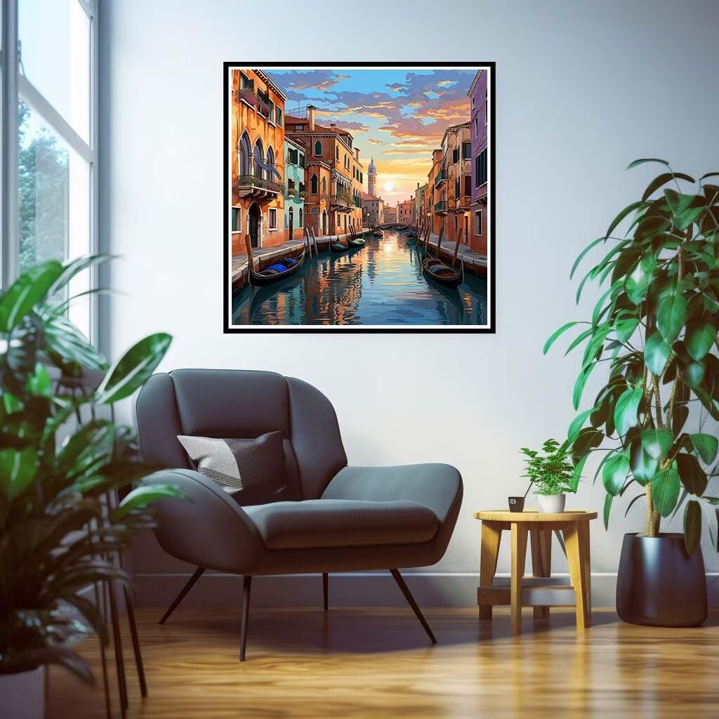 Diamond Painting Eckige Steine Venedig Diamond Painting Bilder -L49